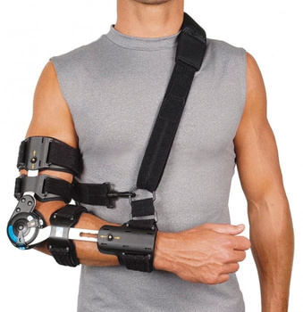 MQC3GLAPUXF Orteza stawu łokciowego PRAWA z zegarem Elbow ProMDH