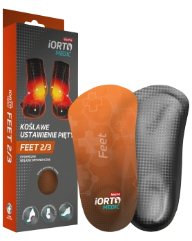 I077 Wkładki na stopę koślawą iORTO MEDIC FEET 2/3