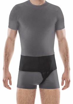 Pas na jednostronną przepuklinę pachwinową prawa czarna